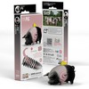 Dėlionė Fat Brain Toys EUGY 3D kartoninis modelis „Paršelis“