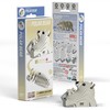 Dėlionė EUGY 3D kartoninis modelis „Poliarinis lokys“