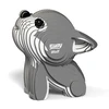 Dėlionė EUGY 3D kartoninis modelis „Vilkas“
