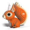 Dėlionė EUGY 3D kartoninis modelis „Voverė“
