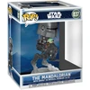 FUNKO POP! Vinilinė figūrėlė: Žvaigždžių karai - The Mandalorian with Grogu, 9 cm