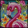 KITFIX DIY Deimančiukų menas „Flamingas“