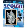 KITFIX DIY „Sequin Art“ mėlynasis rinkinys „Balta katė“