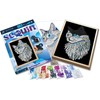 KITFIX DIY „Sequin Art“ mėlynasis rinkinys „Balta katė“