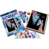 KITFIX DIY „Sequin Art“ mėlynasis rinkinys „Žirafos“