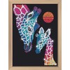 KITFIX DIY „Sequin Art“ mėlynasis rinkinys „Žirafos“