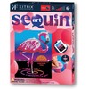 KITFIX DIY „Sequin Art“ raudonasis rinkinys „Flamingas Frenkis“
