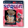 KITFIX DIY „Sequin Art“ raudonasis rinkinys „Mopsiukė Lilė“