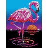 KITFIX DIY „Sequin Art“ raudonasis rinkinys „Flamingas Frenkis“