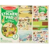 MELISSA &amp; DOUG Daugkartinio naudojimo lipdukų knygelė „Gyvūnai ir jų namai“