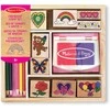 Dėlionė MELISSA &amp; DOUG playset Friendship Stamp Set