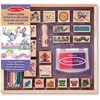 Dėlionė MELISSA &amp; DOUG žaidimų rinkinys „Stamp-a-Scene-Fėjų sodas“