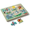 MELISSA &amp; DOUG žaidimų rinkinys Zoologijos sodo gyvūnų garsų dėlionė