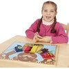 Dėlionė MELISSA & DOUG Puzzle Basic Skills Board