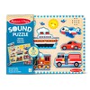 MELISSA &amp; DOUG Skambanti dėlionė „Transporto priemonės“
