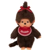 MONCHHICHI beždžionėlė su kūdikiu "Beany", 14 cm