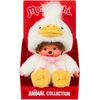 MONCHHICHI Pliušinė beždžionėlė su ančiuko kostiumu, 18 cm