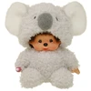MONCHHICHI Pliušinė beždžionėlė su koalos kostiumu, 18 cm