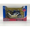 MSZ Motorcycle Yamaha 1:12 YZF-R1 This modelis is a 1:12 scale motorcycle; Height 10 cm, Plotis 6.3 cm, Gylis 17.3 cm