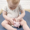 NATTOU Barškutis su kamuoliuku „Meškutis“, rožinis