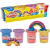 PLAY-DOH Blizgaus plastilino rinkinys, 4 vnt.