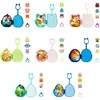 SQUISHMALLOWS CLIP-A-LONGS Herojai-siurprizai, 3 vnt., 2,5 cm