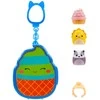 SQUISHMALLOWS CLIP-A-LONGS Herojai-siurprizai, 3 vnt., 2,5 cm