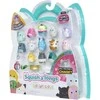 SQUISHMALLOWS SQUISH-A-LONGS Herojai, 14 vnt., 2,5 cm