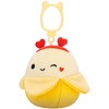 SQUISHMALLOWS Valentino dienos prisegamas pliušinis žaislas, 8 cm