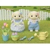 Sylvanian Families - Flower Garden Set - Flora Rabbit Brother &amp; Sister (5736)