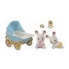 Sylvanian Families Triušiukai dvynukai vežimėlyje