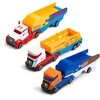 SZ TOYS Metalinis sunkvežimis su priekaba, 20,5 cm