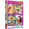 Trefl Dėlionė 2x70 vnt. - Disney princesės