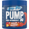 Applied Nutrition Pump 3G Zero Stim Caffeine Free Pre Workout 375 g. (Fruit Burst skonis)