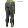 Better Bodies Shaped Logo Tights (Antracite melange/lime) (S Dydis)