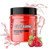 Evolite L-Glutamine (su skoniu) 400g. (Strawberry skonis)