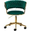 Activeshop Biuro kėdė su ratukais 4Rico QS-GW01G Velvet Žalias