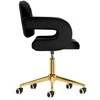 Fotelis Activeshop Biuro kėdė su ratukais 4Rico QS-OF213G Velvet Juodas