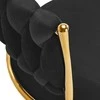 Activeshop Biuro kėdė su ratukais 4Rico QS-GW01G Velvet Juodas