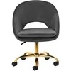 Fotelis Activeshop Biuro kėdė su ratukais 4Rico QS-MF18G Velvet Pilkas