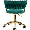 Activeshop Biuro kėdė su ratukais 4Rico QS-GW01G Velvet Žalias
