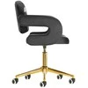 Fotelis Activeshop Biuro kėdė su ratukais 4Rico QS-OF213G Velvet Pilkas