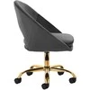 Fotelis Activeshop Biuro kėdė su ratukais 4Rico QS-MF18G Velvet Pilkas
