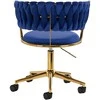 Activeshop Biuro kėdė su ratukais 4Rico QS-GW01G Velvet Mėlyna