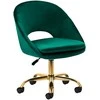 Activeshop Biuro kėdė su ratukais 4Rico QS-MF18G Velvet Žalias