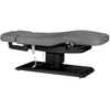 Activeshop Sillon Relax kosmetologinis gultas elektrinis pilkas juodas pagrindas