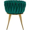 Activeshop Fotelis 4Rico QS-GW06G Velvet Žalias
