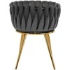 Activeshop Fotelis 4Rico QS-GW06G Velvet Pilkas