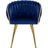 Activeshop Fotelis 4Rico QS-GW06G Velvet Mėlyna