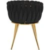 Activeshop Fotelis 4Rico QS-GW06G Velvet Juodas